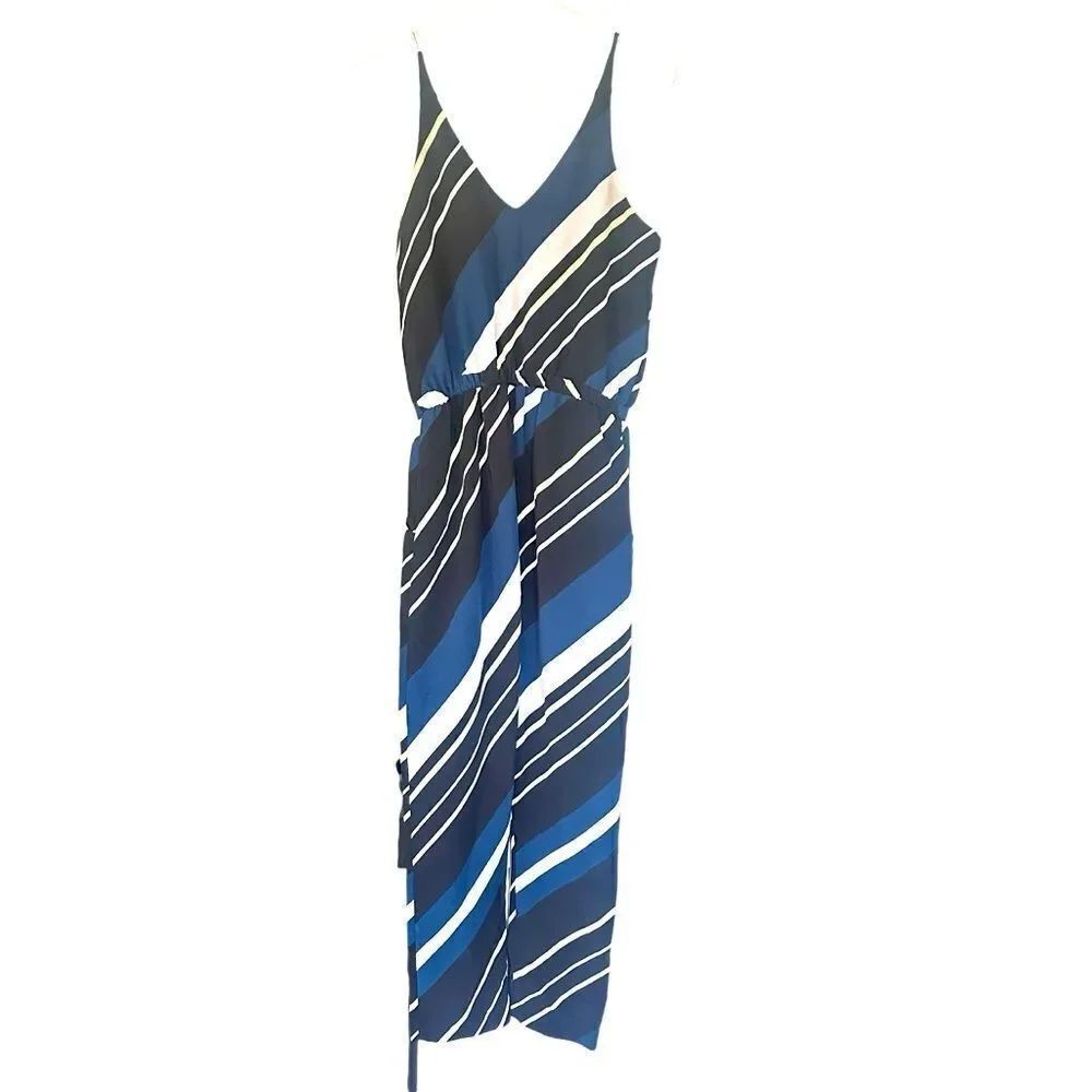 Topshop Stripe Jumpsuit Size 4